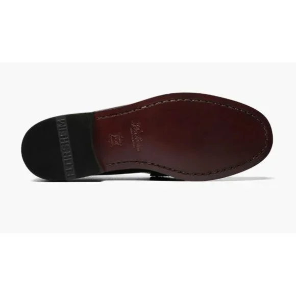 NIB Florsheim Berkley Men's Moc Toe Penny Loafer Burgundy Size 9 $145 [jb] - Picture 6 of 16